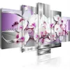 5 stuks set geen frame canvas print moderne mode kunst aan de muur de diamant orchidee bloem voor huisdecoratie185o