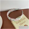 Stirnband Japan und Südkorea Haar Süße Ins Mittsommer Neue Aquarell Spitze Französisch Einfaches Volumen Schwamm Hoop Zubehör Großhandel Drop Otb8X