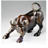 5 5 Big Wall Street Bronze Fierce Bull Ox Statue295L