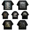 TKPA Magliette da uomo street cartoon stampa Y2K lavaggio indossato fatto vecchio a maniche corte t-shirt da uomo e da donna high street China-Chic marca al