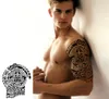 Vattentät tillfällig tatueringsklistermärke Tribal Totem Fake Tatto Flash Tatoo Temporaire Tatoos Body Art Tatouage for Men Girl Women3577361