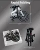Elektrisk cykel för vuxna män kvinnor 16 tum vikande mini elektriska cyklar 36v 250w bärbar vattentät ebike