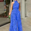 Designer style, elegant loose-fitting jumpsuit ladies casual sleeveless dress 2024