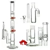 19inch Big Bong 3 chambres Pipe d'eau Dome Dome Pisce de douche Bee Poig Perc Perc Perc Ice Pinche avec Catcher de cendres 18 mm Femelle Joint WP522