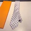 Cravates de cou Cravate de luxe Cravate Damier Cravates matelassées Cravate de créateur à carreaux Cravate en soie Noir Bleu Blanc Rouge L240313