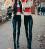 女性セクシーレザーパンツ女性スリムストリートファッションブラックパンクレギンスカジュアルパーティー冬プラスサイズ5x女性039S CAPR5813382