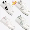 2024 New Shoes French Brazil Green Low-carbon Life V Organic Cotton Flats Platform Sneakers Women Casual Classic White Designer Shoes Mens Loafers