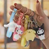 New Cartoon Keychain Cat Big Ear Dog Key Pendant Lovely Couple Bag Animal Pendant Frog Penguin White Dog Car Pendant 2024