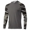 Mens Sun Protection Hooded Tshirts UPF 50 Long Sleeve Quick Dry Breathable Hiking Go Fishing shirts UVProof TOPS 240219