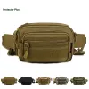 Sacs Fonction tactique Sac de taille Messenger Sports Téléphone Pochette Chasse en plein air Randonnée Ceinture Pack Militaire Camo Combat Sac Mochila