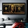 AAHH Gold Standar Modern Pop Culture Money Style Street Art Inspirational Wall Art Canvas Immagine da parete per la decorazione domestica LJ200908226C