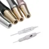 Högkvalitativ svart skruv LED Digital Permanent Makeup Tattoo Eyebrow Machine Beauty Pen Needles 240304