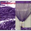 Curtain Drapes Modern Cute Flash Line Shiny Tassel String Door Curtain Window Room Divider Valance Home qylsfz packing20102179