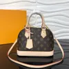 NIEUW MERK BB Shell Tassen Echt lederen ontwerp Schoudertassen Koppeling Handtas Designer Tas Tas Tas Crossbody Pakketten M53152