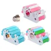 Small Animal Supplies Wooden Play Hut Size Colorful Wood Snail House Suitable For Hamsters2265