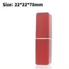 Bouteilles de rangement 1pc métal tube de rouge à lèvres vide 12,1 mm tubes à lèvres bricolage