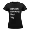 Damen Polos Clarkson Hammond May Stig T-Shirt Vintage Kleidung Tops Niedlich Koreanisch