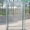 Greenhouse Greenhouse Replacement Cover AntiUV Portable Inomhus utomhusblomma växter Kallbeständig täckningshus Mini Garden Greenhouse