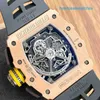 Хорошие наручные часы Унисекс Наручные часы RM Watch RM11-03 Серия RM1103 Оригинальный набор из 18-каратного розового золота с бриллиантами, хронограф, часы