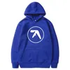 Aphex Twin Gedruckt Hoodie Sweatshirt Pullover Männer Frauen Baumwolle Hoodies Winter Mode Kleidung Oversize Streetwear Tops 240313