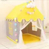 Toy Tents Children Play Tent for Boy Girl Baby Play House Child Room Decor Tent Toys Princess Indian Small House Game House Large Castle L240313