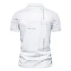 Mode Heren T-shirt Zomer Klassieke Korte Mouw Gestreepte Polo Shirts Heren Casual Losse Top Tees Business Kantoor Dagelijkse Polos 240309