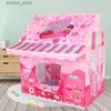 Toy Tents Child Toy tent indoor princess girl marine ball pool toy house girl castle baby play house Tipi Teepee fence for baby gifts LJ200923 L240313