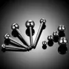 10PcsSet G23 Ear Piercing Nipple Rings Industrial Barbell External Thread Tragus Helix Cartilage Women Jewelry 14G 16G 240311