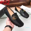 Sapatos casuais Luxurys Designer Shoes Drivers Chaussures Couro Loafer Mens Dress