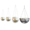 Planters Disco Ball Planter Globe Shape Hanging Vase Flower Planter Pot Rep Hanging Wall for Climbing Vines and Flowers Garden Supplies