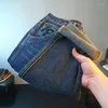 Jeans da uomo moda primavera e autunno stazione europea marea marchio ricamo pantaloni harem lunghi larghi casual a gamba dritta