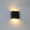 Wandlamp IP65 Waterdicht Binnen Buiten Aluminium 6W 10W Licht Opbouw Kubus LED Tuinkamer Decoratie2792