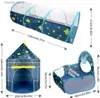 Toy Tents 3 in 1 Children Toy Tent Play House Ball Pool Portable Children Tipi Tents Tunnel Ball Pit Pool Tent Kids Removable Tent Gifts L240313