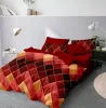 Conjunto de cama xadrez verde, com travesseiro 200x200 conjunto de tampa de edredão