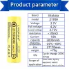 1-20 pièces LiitoKala Lii-40A 21700 4000mah batterie Rechargeable 3.7V 10C décharge batteries haute puissance Batteries à haute consommation