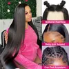 Synthetic Wigs HAIR 250 Density Straight Lace Frontal Wig 30 Inch 13x4 Lace Front Hair Wigs For Women ldd240313