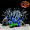 Decorations Large Artificial Coral Tree Fish Tank Landscaping Aquarium Decoration Fake Resin Tree Plastic Coral Aquarium Garden Ornaments