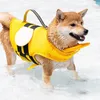 Hundebekleidung Schwimmweste Jacke mit Rettungsgriff Sommer Haustier Sicherheit Welpen Bademode Badeanzug Zubehör