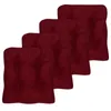 Pillow Fluffy Memory Foam Non Slip Chair Pad 2-4-6-12 Pack Burgundy