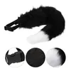 Collane con ciondolo Coda Prop Scoiattolo Peluche Animale Halloween Fursuit Accessori Tail Costume