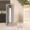 Luci notturne Lampada da tavolo in cemento arte nordica Lampada architettonica gigante Designer Deco Dimmerabile Comodino Regalo di Natale Ricaricabile tramite USB