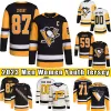 87 Sidney Crosby Custom Mens Women Youth Pittsburgh''Penguins'Hockey Jersey Pjersey Winter Classic Guentzel Malkin Erik Karlsson Sidney Crosby Reilly Smith Kris