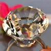 Wedding Arts and Crafts decoration 8cm crystal glass big diamond ring romantic proposal wedding props home ornaments party gifts S286t