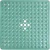 Mats Square Bath Shower Tub Mat for Bathroom Non Slip Bathtub Mats with Suction Cups Drain Holes Machine Washable 53x53cm/ 21x21 Inch