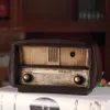Europe style Resin Radio Model Retro Nostalgic Ornaments Vintage Radio Craft Bar Home Decor Accessories Gift Antique Imitation 100259q