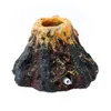 Aquarium Volcano Shape & Air Bubble Stone Oxygen Pump Fish Tank Ornament1334x