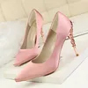 Rose Gold Gold Wedding Bridal Shoes Fashion Women Heels Shoes for Brides Evening Party Prom Shoes
