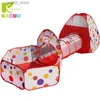 Toy Tents 3 in 1 Toys Tent for Children Forabling Pop up Tunnel Basketball Game Portable Outdize Baby Play Tents House for Kids Toys LJ200923 L240313