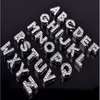 500 Pieces lot 8MM 10MM A-Z Rhinestone Letter Charms for DIY Pet Name DIY Dog Cat Pet Collar Slide Charm Letters311m