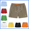 Herren-T-Shirts, Herren-Shorts, Designer-Sommer-Bademode, Ralphs War Horse-Stickerei, atmungsaktiv, Strand, Laurens-Kurzpolo, schnell trocknend, Surf-Mesh-Stoff, kurz 006